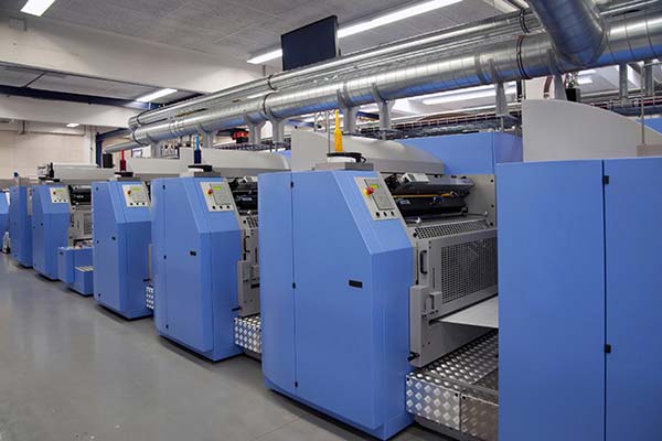 A large industrial machine in a room for electronics manufacturing in Summerlin